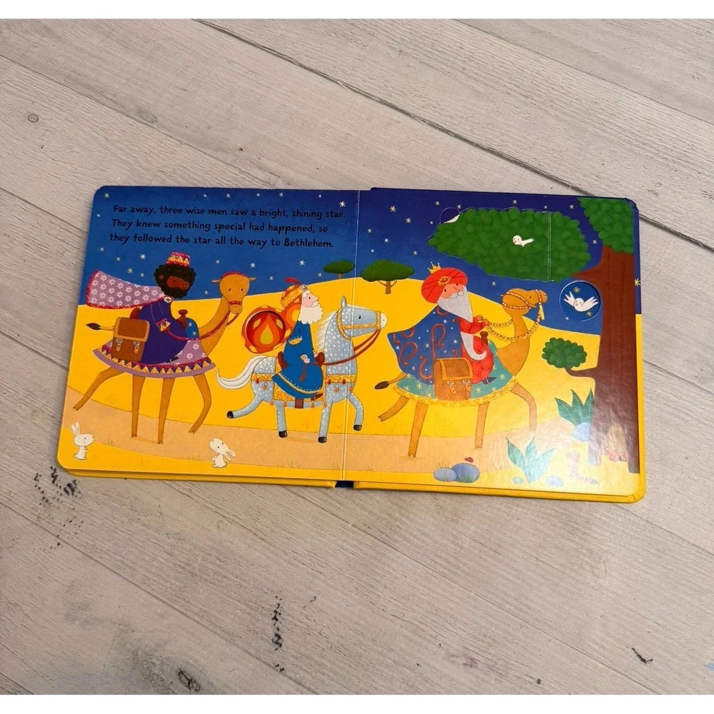 Usborne Paper Pie life the flap Nativity‎ Book